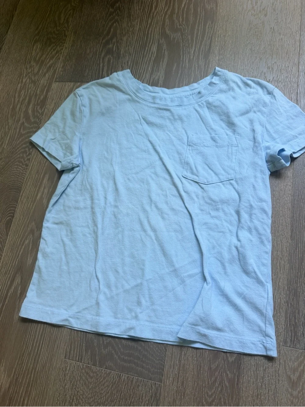 GAP Light Blue Short Sleeve Pocket Tee for Kids